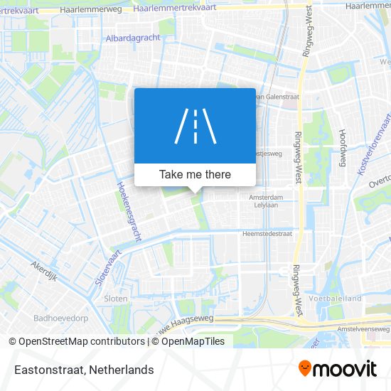 Eastonstraat map