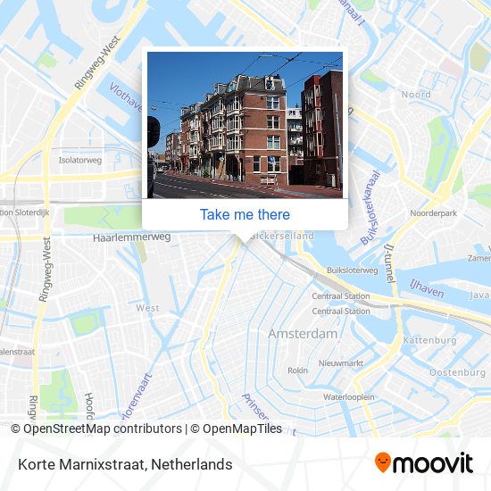 Korte Marnixstraat map