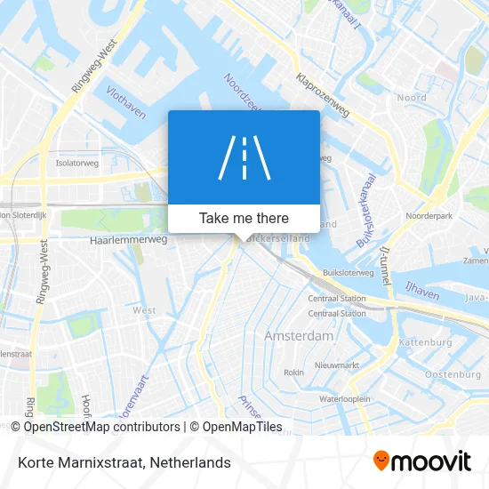 Korte Marnixstraat map