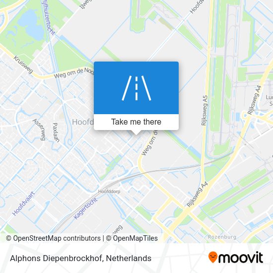Alphons Diepenbrockhof map