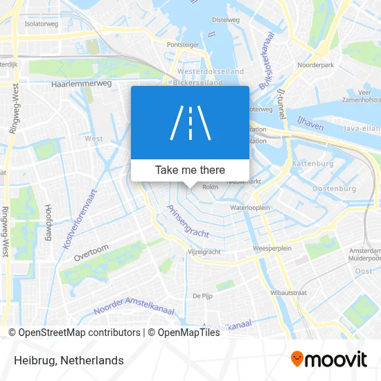Heibrug map