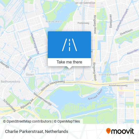 Charlie Parkerstraat map