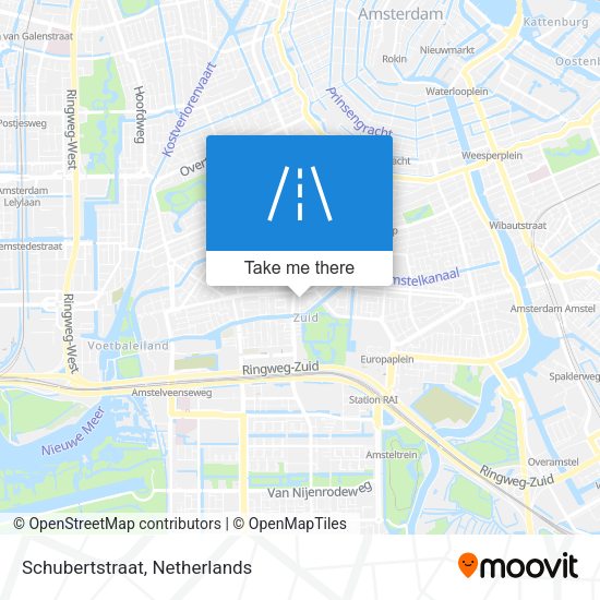 Schubertstraat map