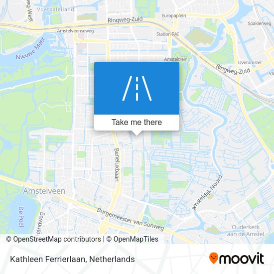 Kathleen Ferrierlaan map