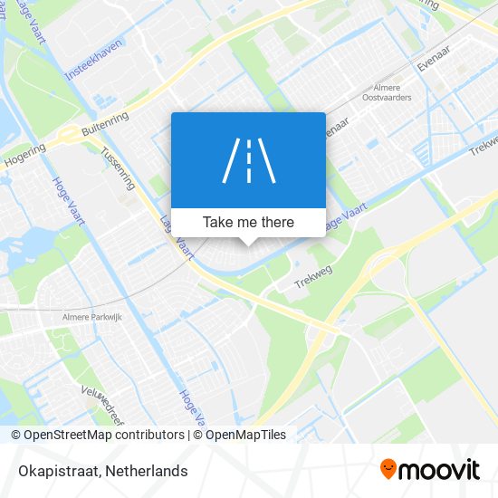 Okapistraat map