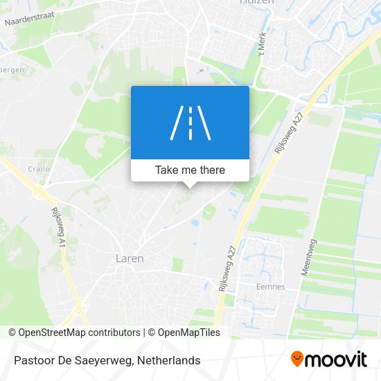 Pastoor De Saeyerweg map