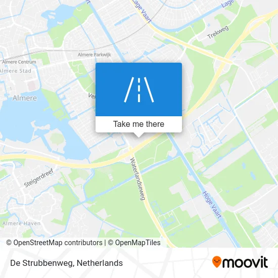 De Strubbenweg map