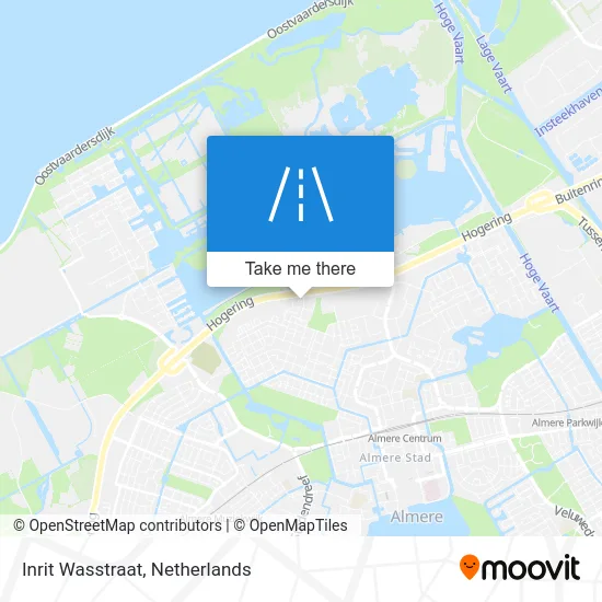 Inrit Wasstraat Karte