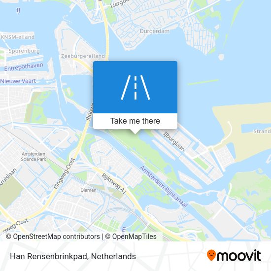 Han Rensenbrinkpad map