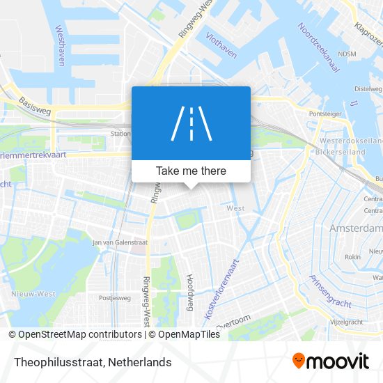 Theophilusstraat Karte
