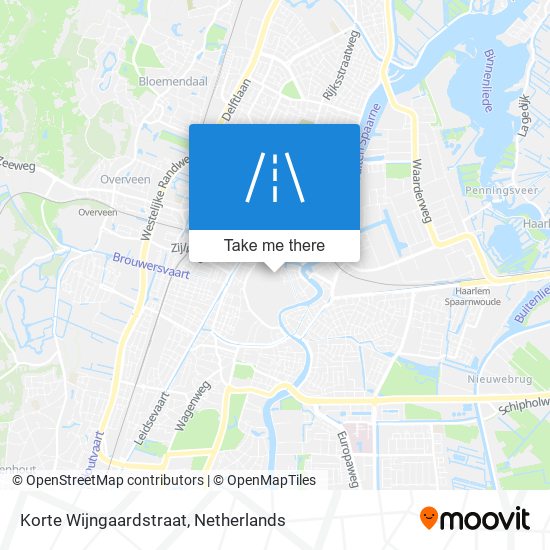 Korte Wijngaardstraat map