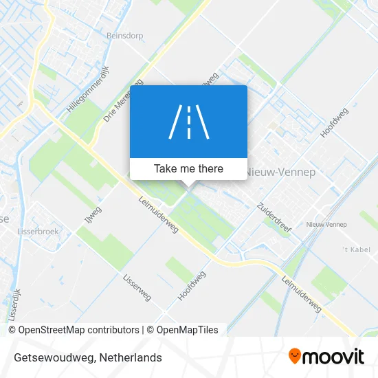 Getsewoudweg map