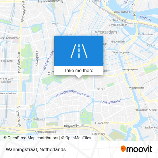 Wanningstraat map
