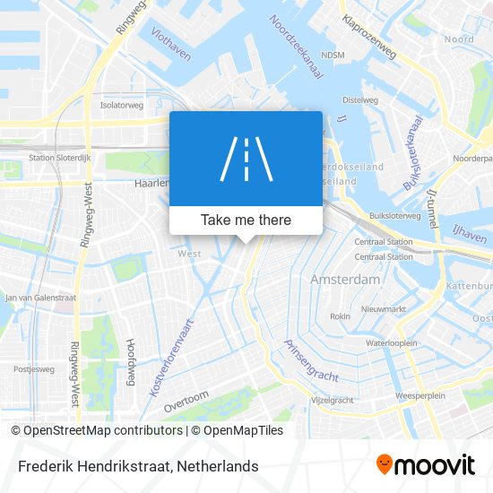 Frederik Hendrikstraat map