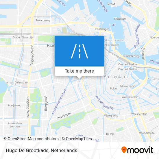 Hugo De Grootkade map