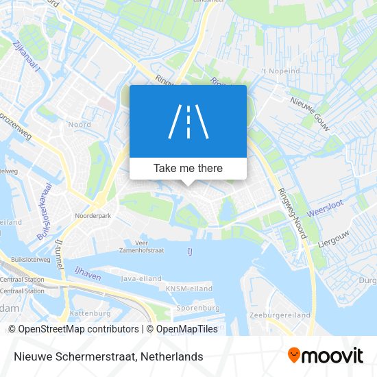 Nieuwe Schermerstraat map
