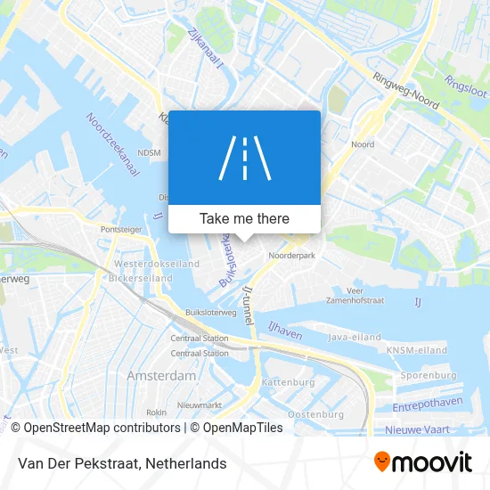 Van Der Pekstraat map