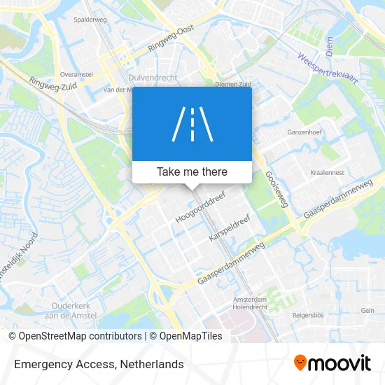 Emergency Access map