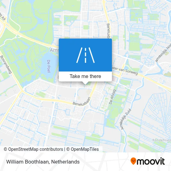 William Boothlaan map