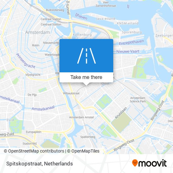 Spitskopstraat map