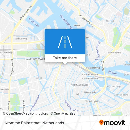 Kromme Palmstraat map