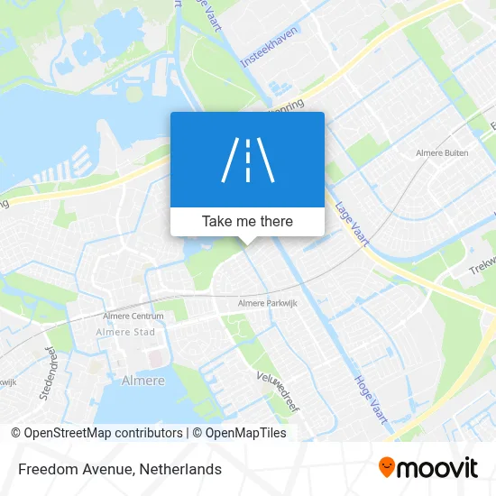Vrijheidsdreef map