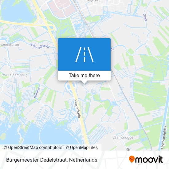 Burgemeester Dedelstraat map