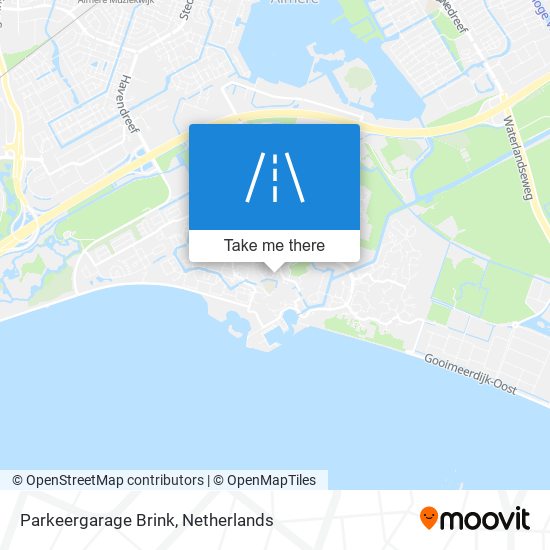 Parkeergarage Brink map