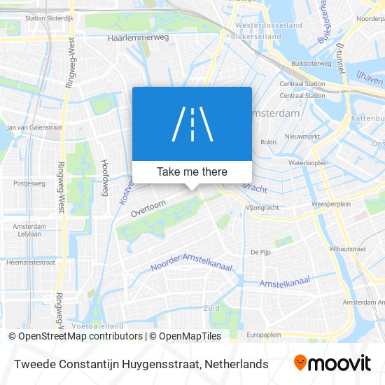 Tweede Constantijn Huygensstraat map