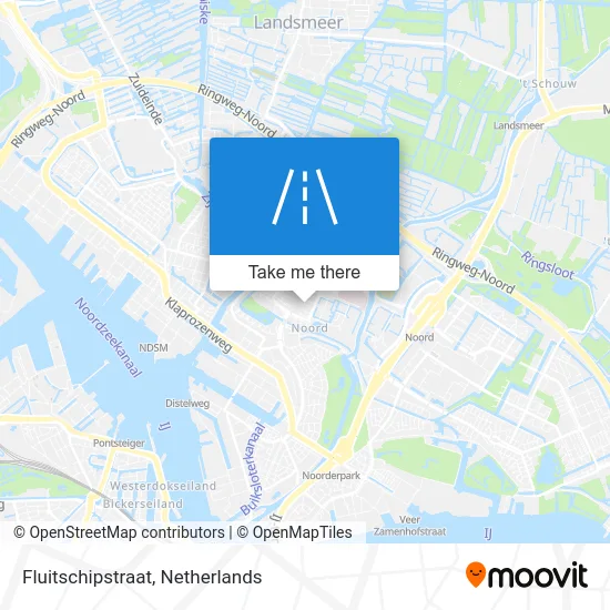 Fluitschipstraat map