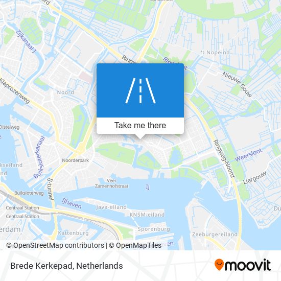 Brede Kerkepad map