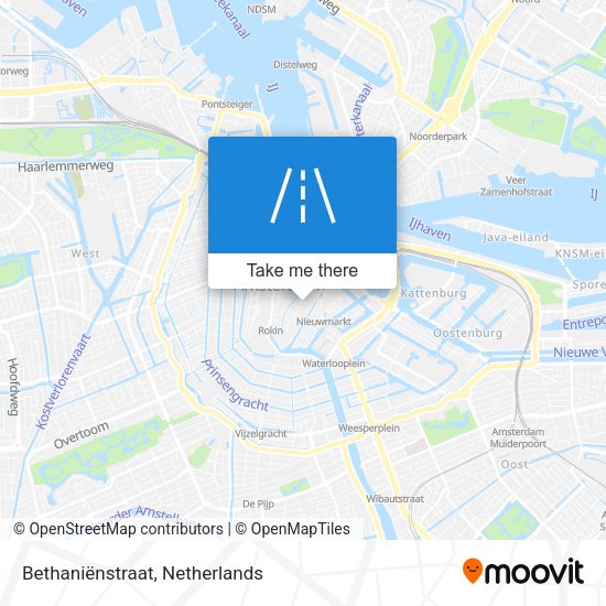 Bethaniënstraat map