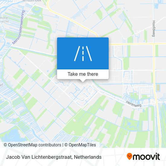 Jacob Van Lichtenbergstraat map