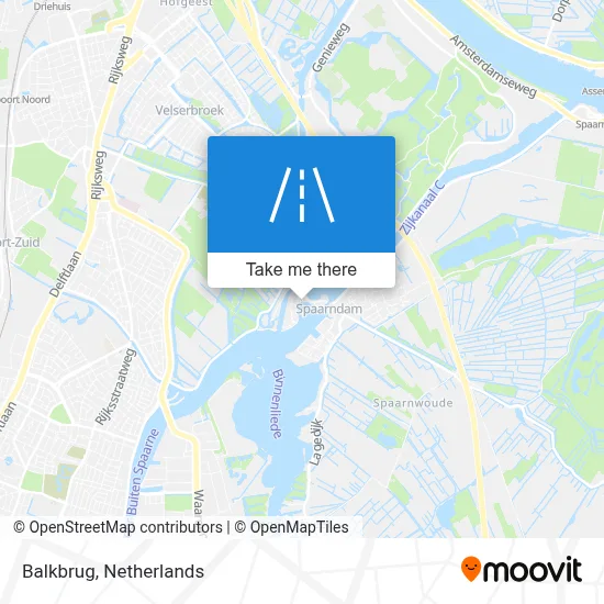 Balkbrug map