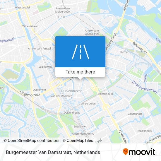 Burgemeester Van Damstraat map