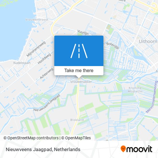 Nieuwveens Jaagpad map