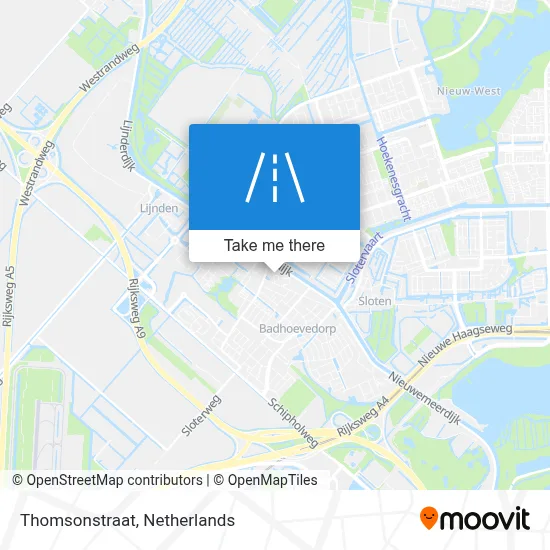 Thomsonstraat map
