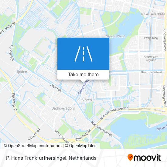 P. Hans Frankfurthersingel map