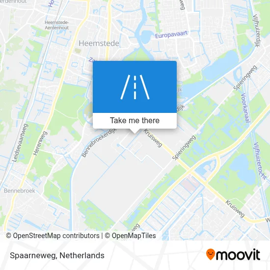 Spaarneweg map