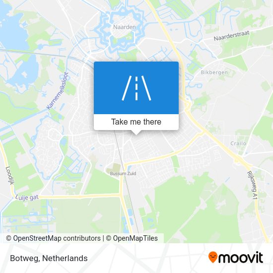 Botweg map