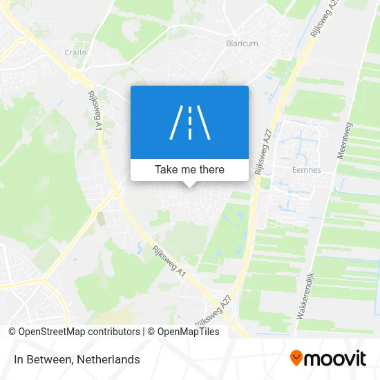 Tussendoor map