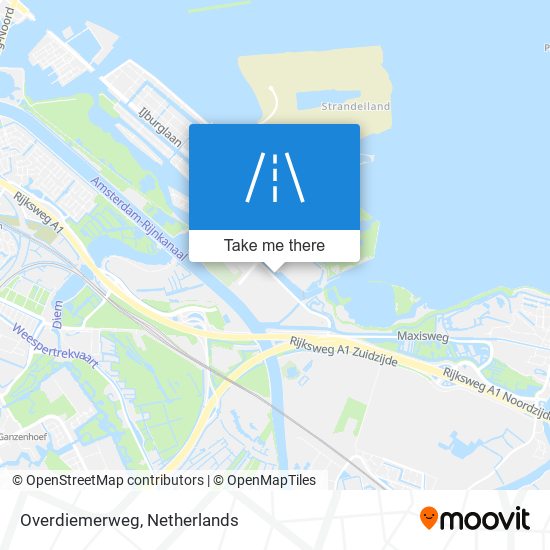 Overdiemerweg Karte