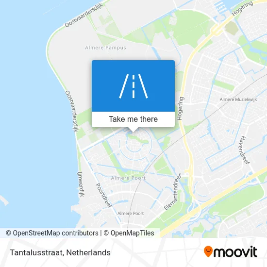 Tantalusstraat map