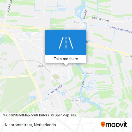 Klaproosstraat map