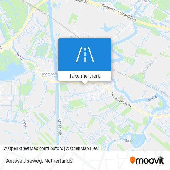 Aetsveldseweg map