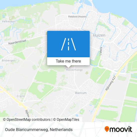 Oude Blaricummerweg map