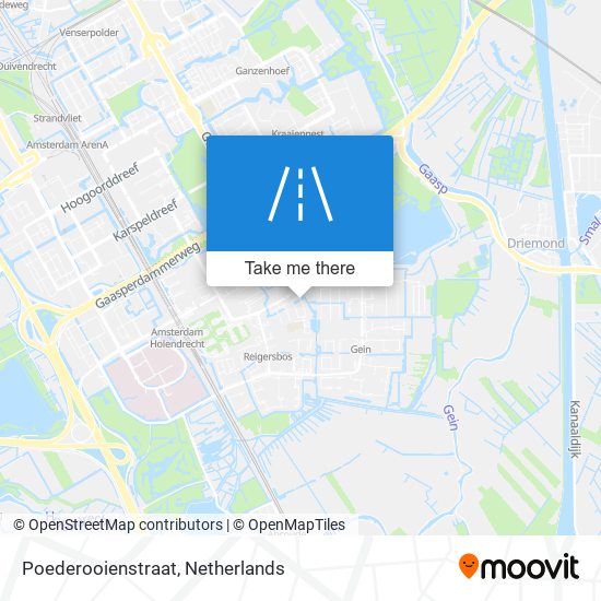 Poederooienstraat map