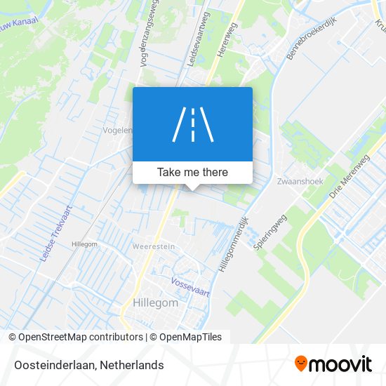 Oosteinderlaan map