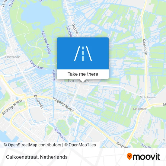 Calkoenstraat map
