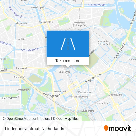 Lindenhoevestraat map